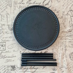 ミニ丸テーブル　アウトドア・室内兼用 の画像