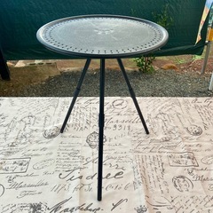 ミニ丸テーブル　アウトドア・室内兼用 の画像