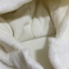 【美品✨】プーさん フリースロンパース ホワイトの画像