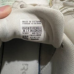 Reebokスニーカー26センチの画像
