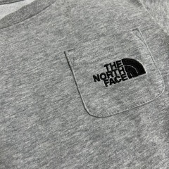 【美品】THE NORTH FACE ロングTシャツ　グレー　100cmの画像