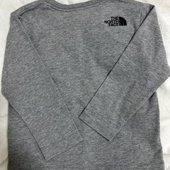 【美品】THE NORTH FACE ロングTシャツ　グレー　100cmの画像