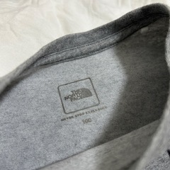 【美品】THE NORTH FACE ロングTシャツ　グレー　100cmの画像