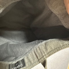 CHANEL シャネル デニムトートバッグ ココマーク ラインストーンの画像