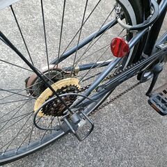 24型 子供用自転車 石丸サイクル プレアデス(エナメルネイビー/外装6段変速) PDP246Jの画像