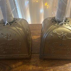 クリスマスツリー・光ファイバーツリー　吊り型に変更済　２本　替えライト２個付き　ACアダプター　箱付の画像