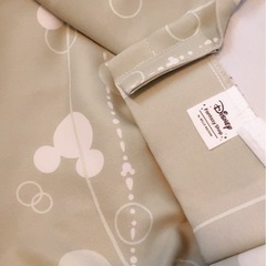 ベルメゾン/ディズニーミッキーマウスカーテン4枚組/美品/隠れミッキー風の画像