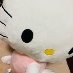美品 平成スーパーラージぬいぐるみ ハローキティの画像