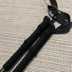トレッキングポール 登山用ストック 2本セット 61～135cm アルミ製 235g/本 ウォーキングポールの画像