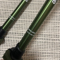 トレッキングポール 登山用ストック 2本セット 61～135cm アルミ製 235g/本 ウォーキングポールの画像