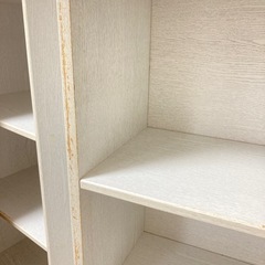 白系3段カラーボックス  2台の画像