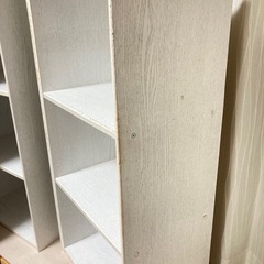 白系3段カラーボックス  2台の画像