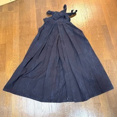 剣道 袴 綿100% 正藍染 10000番 25.5の画像