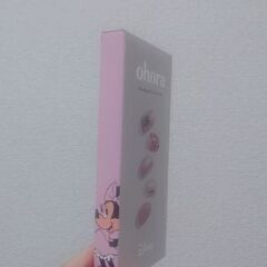 美品/未使用・Disney　ohora ジェルネイルシート　ピンクのミニー柄の画像