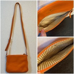 ⭐︎ケイトスペード⭐︎美品　値下げ‼️オレンジ　ショルダーバック　格安　高級ブランド　転売可　の画像