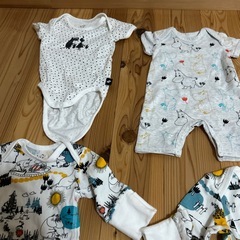 MOOMIN ロンパースセット🌞の画像