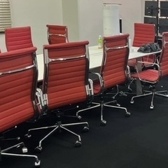 美品！会議テーブル、椅子セットの画像