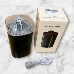 【新品未使用】加湿器 卓上 小型 火山加湿器 大容量 400ml Type-C充電式 静音の画像