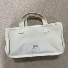 ジェラートピケ　カバン　仕切り収納の画像