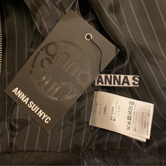 未使用値札タグ付 ANNA SUI NYC フェイクレザー ライダースジャケット ライダース アナスイの画像