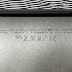 Mac Book pro 2016の画像