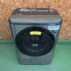 302 東京送料設置無料　日立　ドラム式洗濯機　12㌔　乾燥機能付きの画像