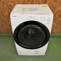 304 送料設置無料　SHARP　ドラム式洗濯機　7㌔　乾燥機能付き の画像