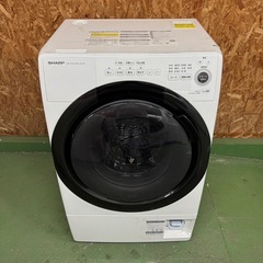 305 送料設置無料　SHARP　ドラム式洗濯機　7㌔　乾燥機能付きの画像