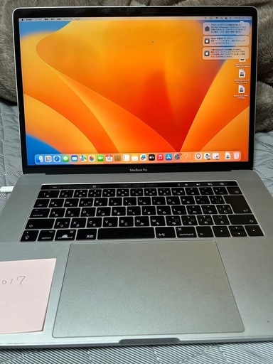 ノートパソコン Mac Book pro 2017