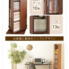 回転式本棚の画像