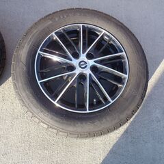 １５インチ　スタッドレスタイヤ＋ブリヂストンアルミ　４本セットの画像