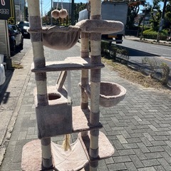 キャットタワー猫型16 [猫タワー キャットツリー 猫用品 猫の遊び場 多頭飼い の画像