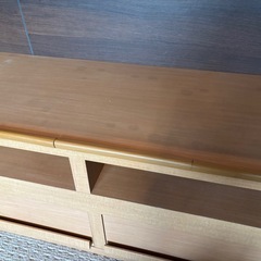 テレビ台　テレビボード ロータイプ ナチュラルの画像