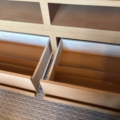 テレビ台　テレビボード ロータイプ ナチュラルの画像