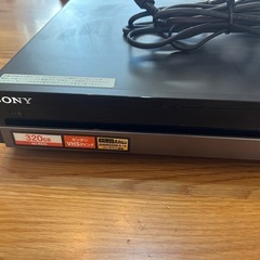 SONYブルーレイレコーダー320GBの画像