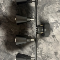 シーリングライト　くろ黒の画像