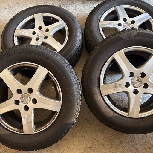 スタッドレス４本セット195/65/R15 ホイール付 カングー2