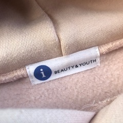 ユナイテッドアローズ beauty&youth パーカー Mサイズ 裏起毛の画像