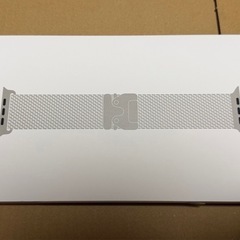 アップルウォッチ　ナチュラルチタニウムミラネーゼループ  Mの画像
