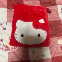 お譲り先決定！！キティちゃんポーチ&巾着型トートバッグセットの画像