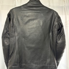 クシタニ　アンフィニッシュドジャケットII　ブラックＭ　革ジャン　クリーニング済の画像