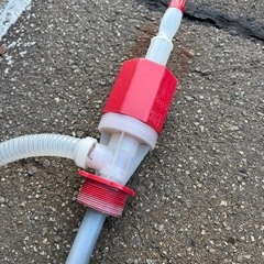 ② ドラムポンプ　シュポシュポ　給油ポンプ　手動　灯油　軽油の画像
