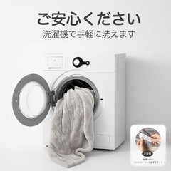 【新品】電気ブランケット⭐️電気毛布⭐️膝掛け⭐️タイマー付き⭐️丸洗い可能の画像