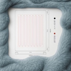 【新品】電気ブランケット⭐️電気毛布⭐️膝掛け⭐️タイマー付き⭐️丸洗い可能の画像