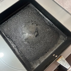 日本製　鋳鉄製卵焼き器 木製ハンドル　リバーライトの画像