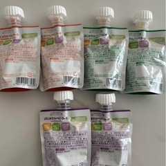 新品未開封★森永はじめてのベビーフード6個セット★離乳食さつまいもぶどうりんごの画像