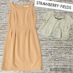【ストロベリーフィールズ】パーティドレス　Mサイズ相当の画像