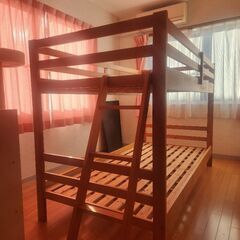 ニトリ製　ジュニア用二段ベッド🛏️の画像