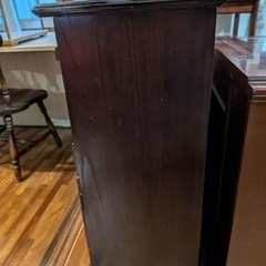 天然木　テレホンラックの画像