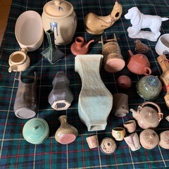 壺　花瓶　　陶器　置物　大量　まとめ売り　インテリア　和風　置物　日本　の画像